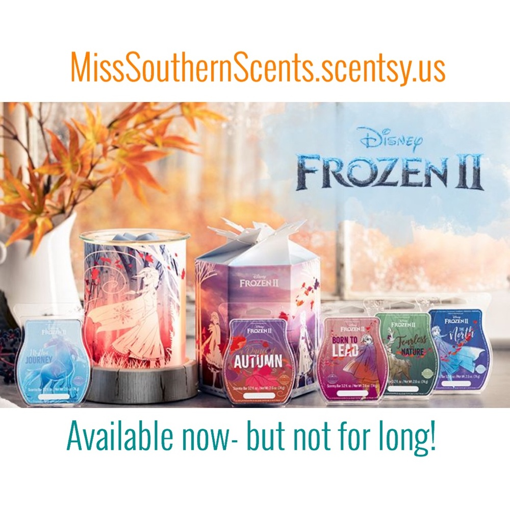 Frozen 2 Scentsy Limited Edition Warmer and Scents